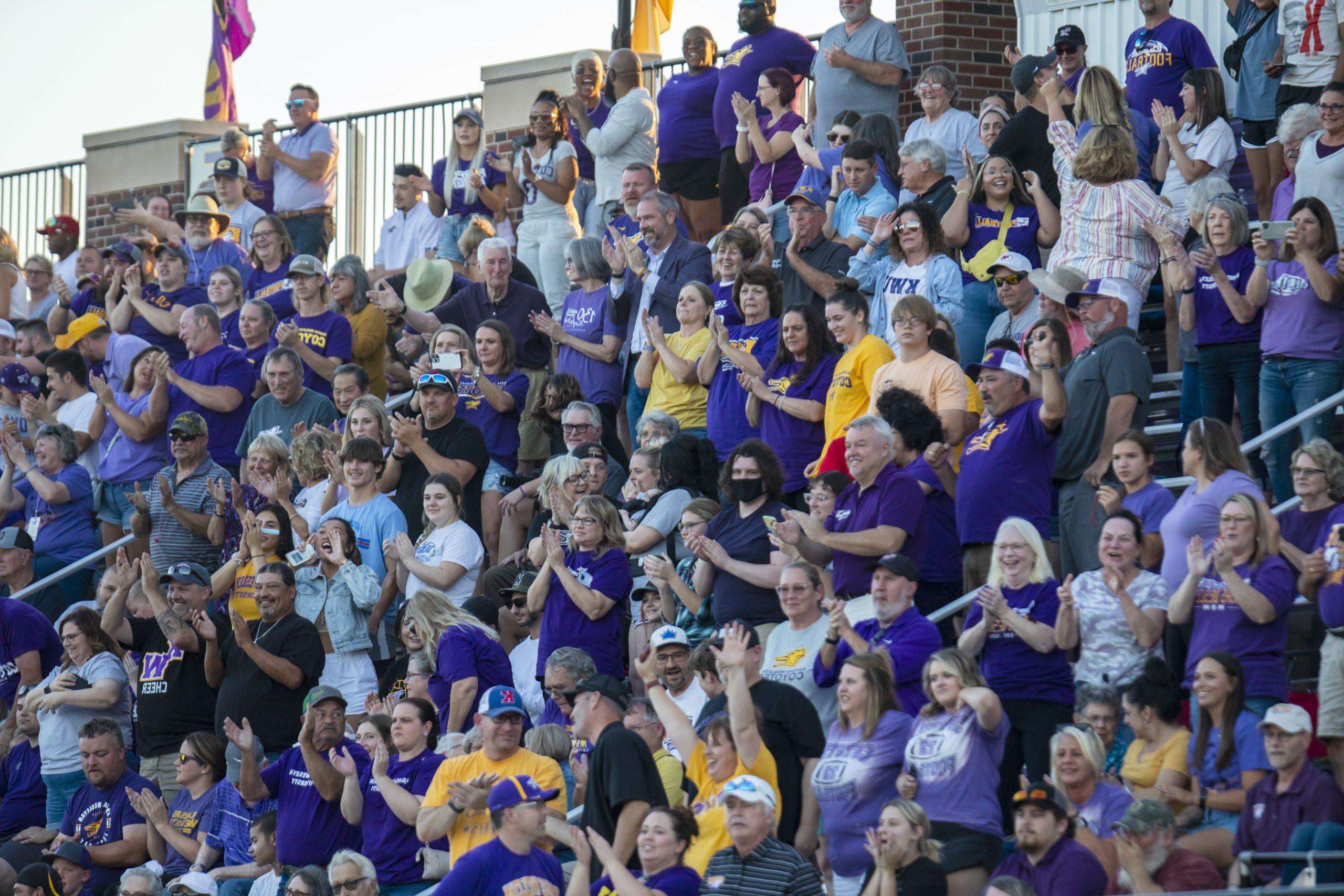 Crowd at football